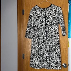 Black and white dress